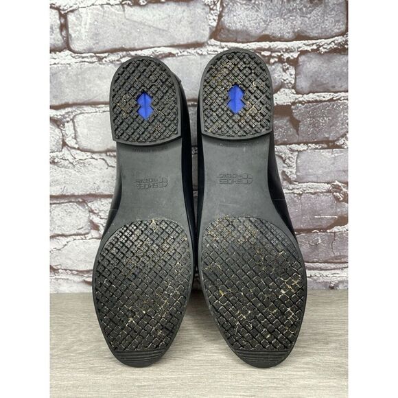 Shoes For Crews 55315 Reese Black Leather Work Slip Flats Women Sz 11M US/43EU - Picture 16 of 16